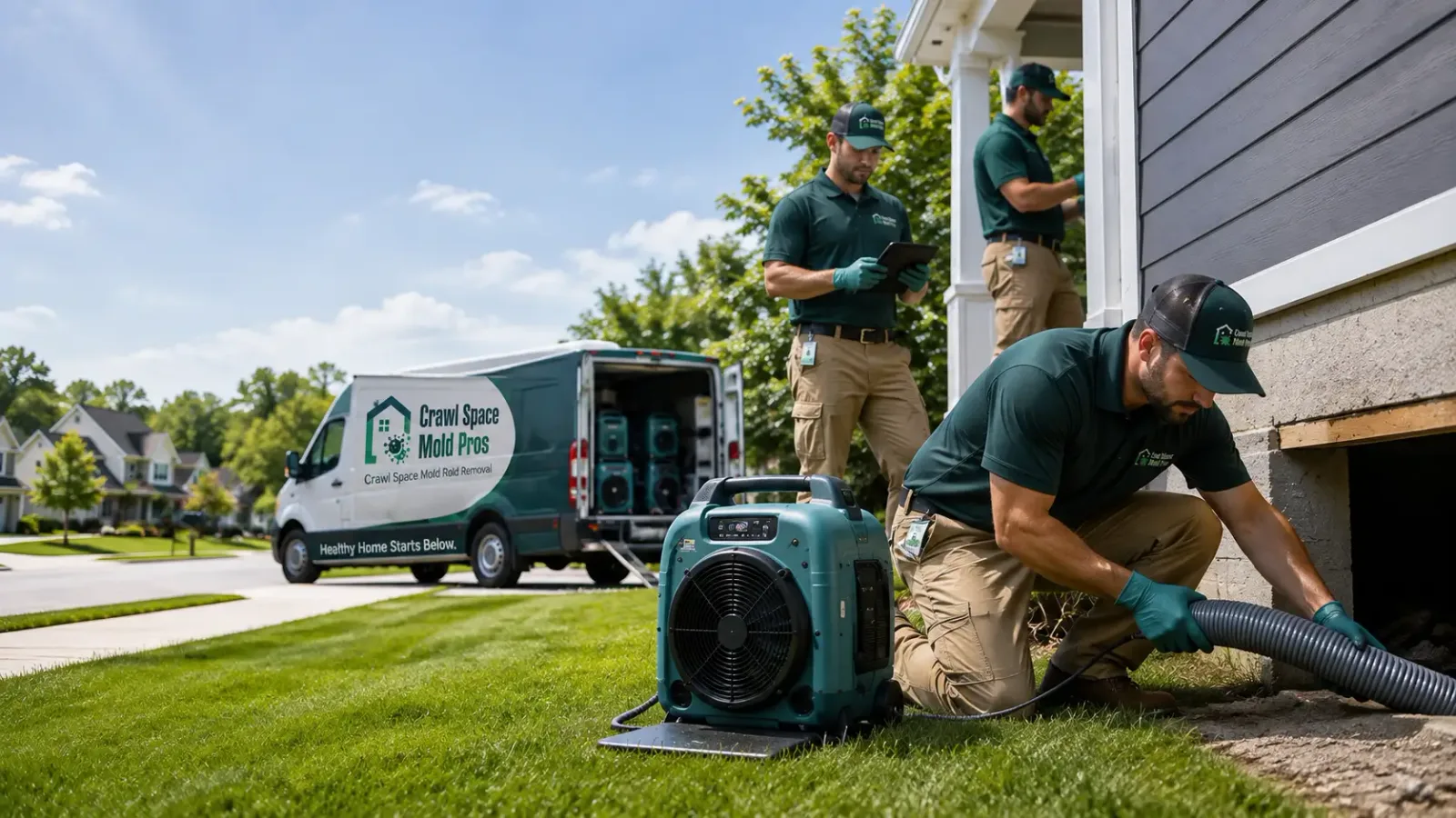 Crawl Space Mold Removal in Galion, OH